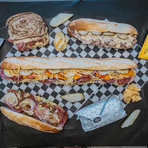 Reuben, subs and sides from above