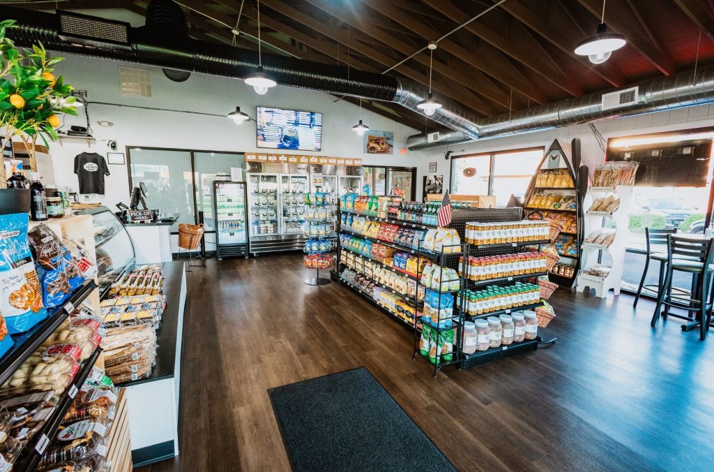 Inside Adam's Sandwich Shop