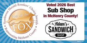 Northwest Herald Readers' Choice Best of the Fox 2026: voted Best Sub Shop in McHenry County